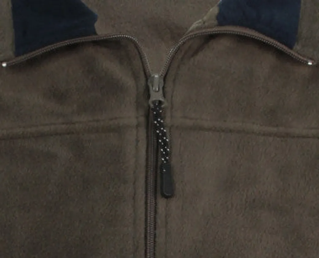 Felpa in pile full zip