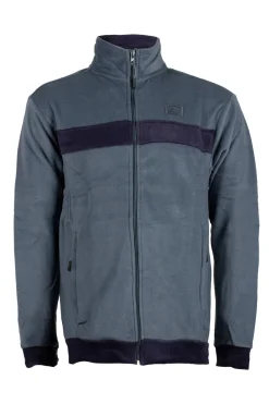 Felpa in pile full zip uomo