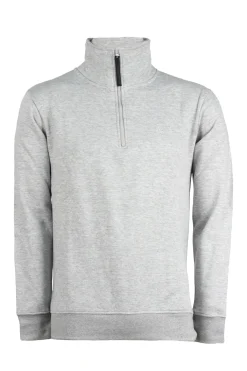 Felpa mezza zip uomo
