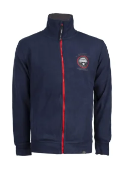 Felpa uomo in pile full zip