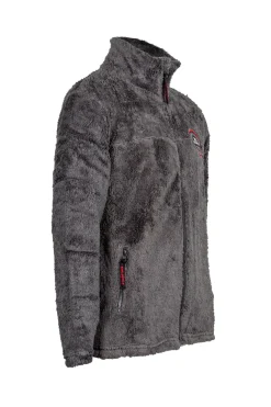 Giacca agnellata Guru con zip intera