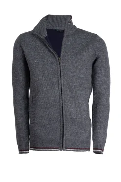 Giacca full zip foderata in pile