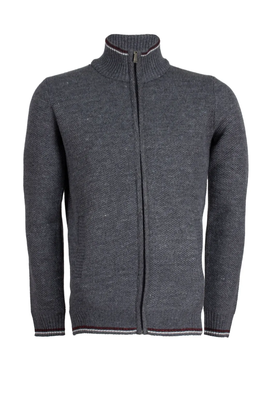 Giacca full zip foderata in pile