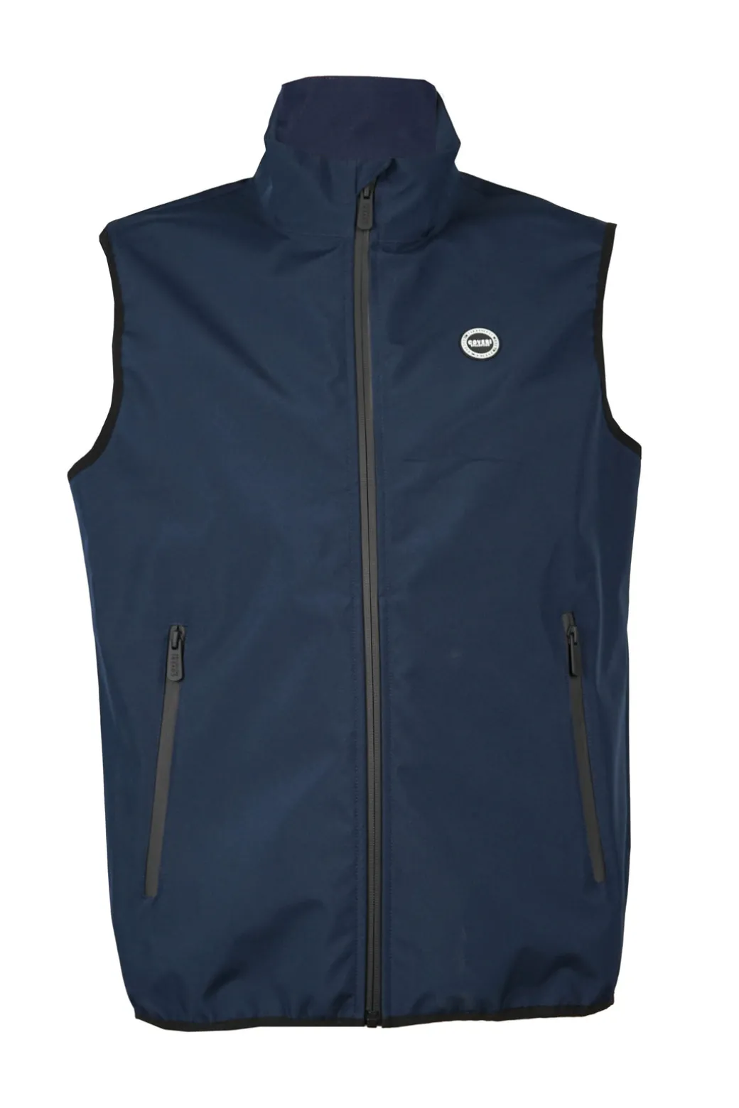 Gilet in tessuto scuba con logo sul cuore