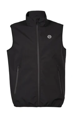 Gilet in tessuto scuba con logo sul cuore