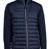 Giubbino imbottito con collo alto full zip e tre tasche