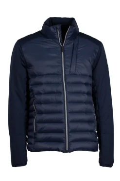 Giubbino imbottito con collo alto full zip e tre tasche