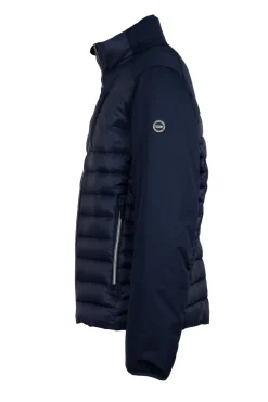 Giubbino imbottito con collo alto full zip e tre tasche