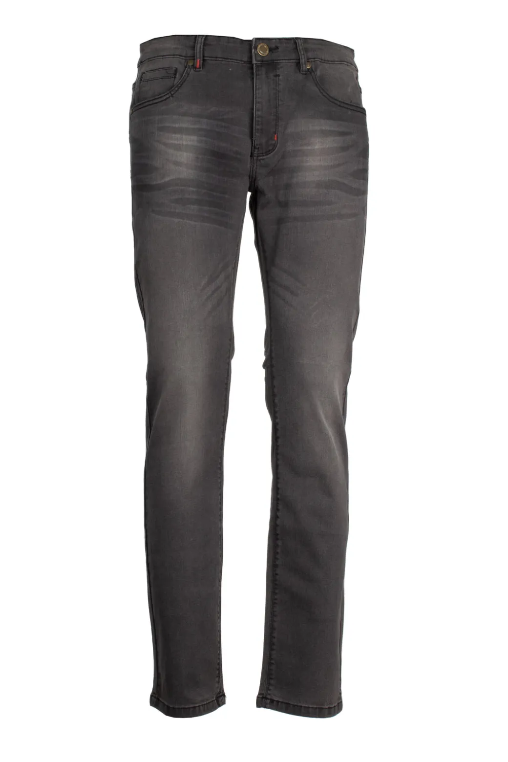 Jeans 5 tasche in denim nero elasticizzato