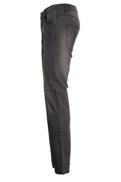 Jeans 5 tasche in denim nero elasticizzato
