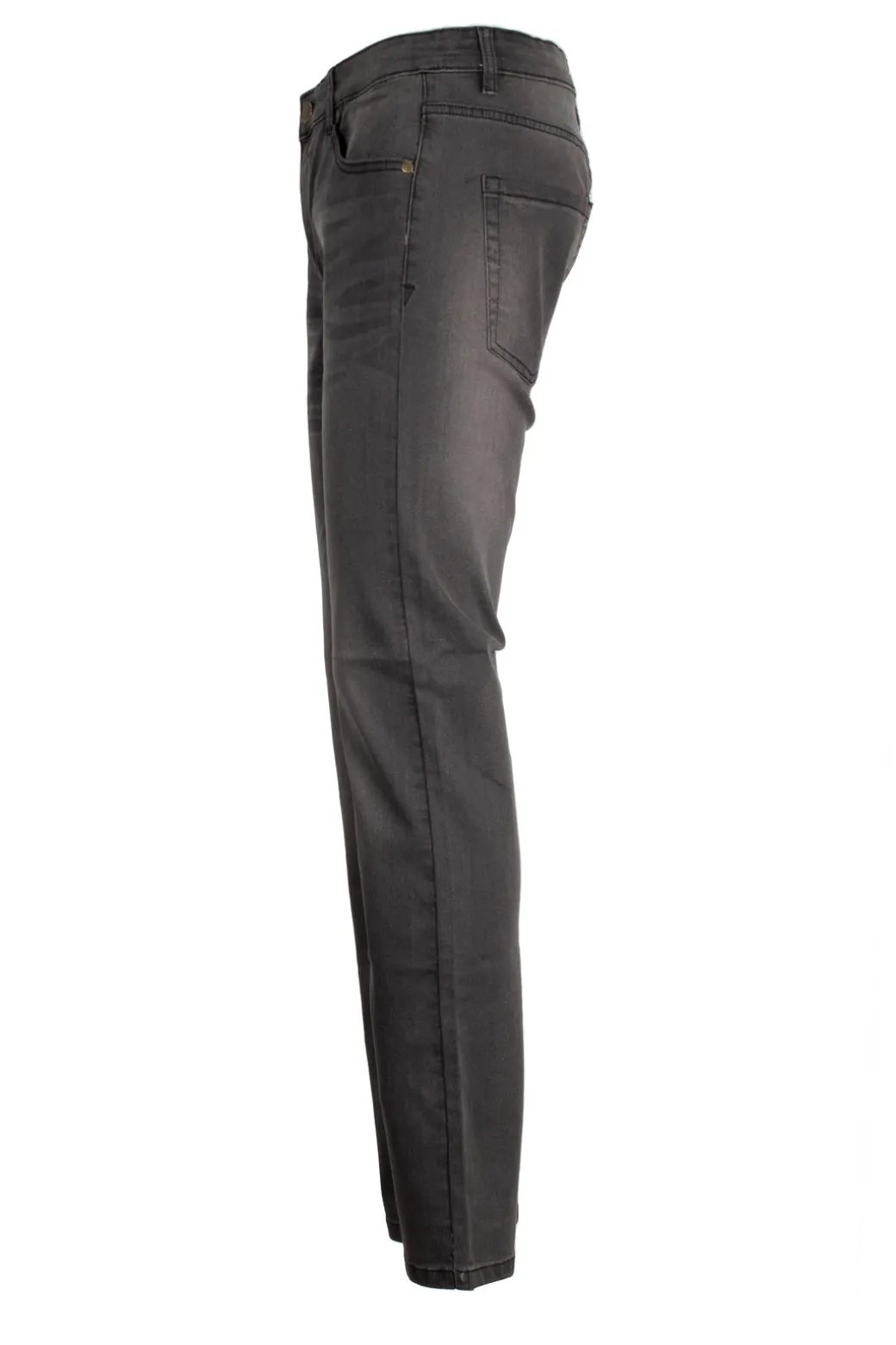 Jeans 5 tasche in denim nero elasticizzato