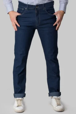 Jeans regular fit tinta unita