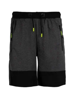 Pantaloncino sportivo con dettagli fluo