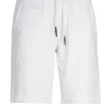 Pantaloncino sportivo in cotone nido d'ape