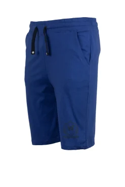 Pantaloncino sportivo in jersey con stampa e lacci in contrasto