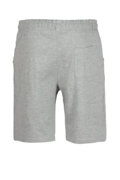 Pantaloncino sportivo in jersey con stampa e lacci in contrasto