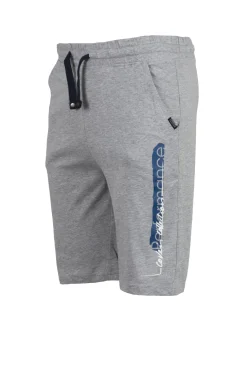 Pantaloncino sportivo in jersey con stampa e lacci in contrasto