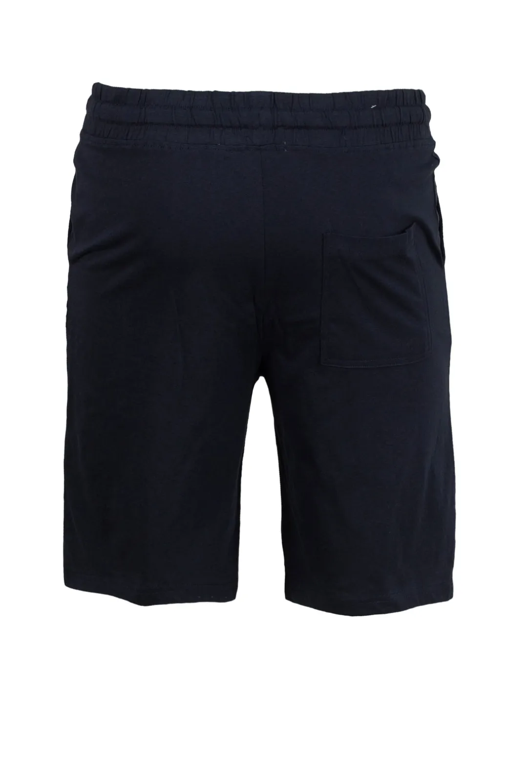 Pantaloncino sportivo in jersey con stampa e lacci in contrasto