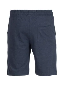 Pantaloncino sportivo in jersey con stampa e lacci in contrasto