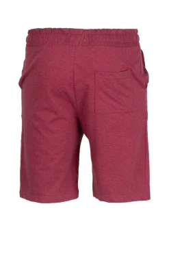 Pantaloncino sportivo in jersey con stampa e lacci in contrasto
