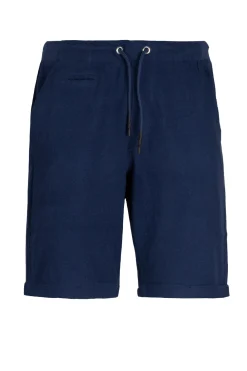 Pantaloncino sportivo in cotone nido d'ape