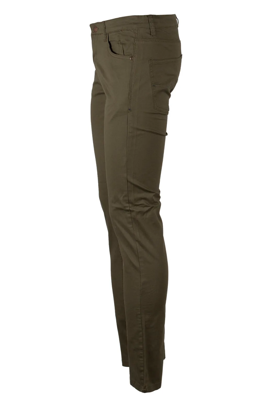 Pantalone 5 tasche in cotone elasticizzato