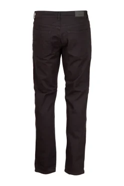 Pantalone 5 tasche in twill elasticizzato foderato