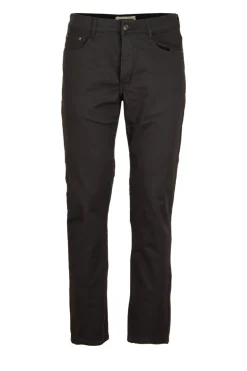 Pantalone 5 tasche in twill elasticizzato foderato