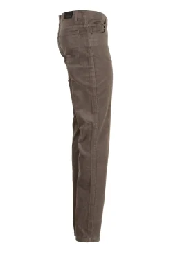 Pantalone 5 tasche in velluto elasticizzato 2000 righe