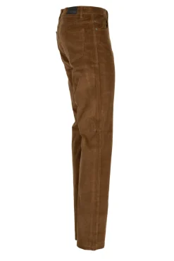 Pantalone 5 tasche in velluto elasticizzato 2000 righe