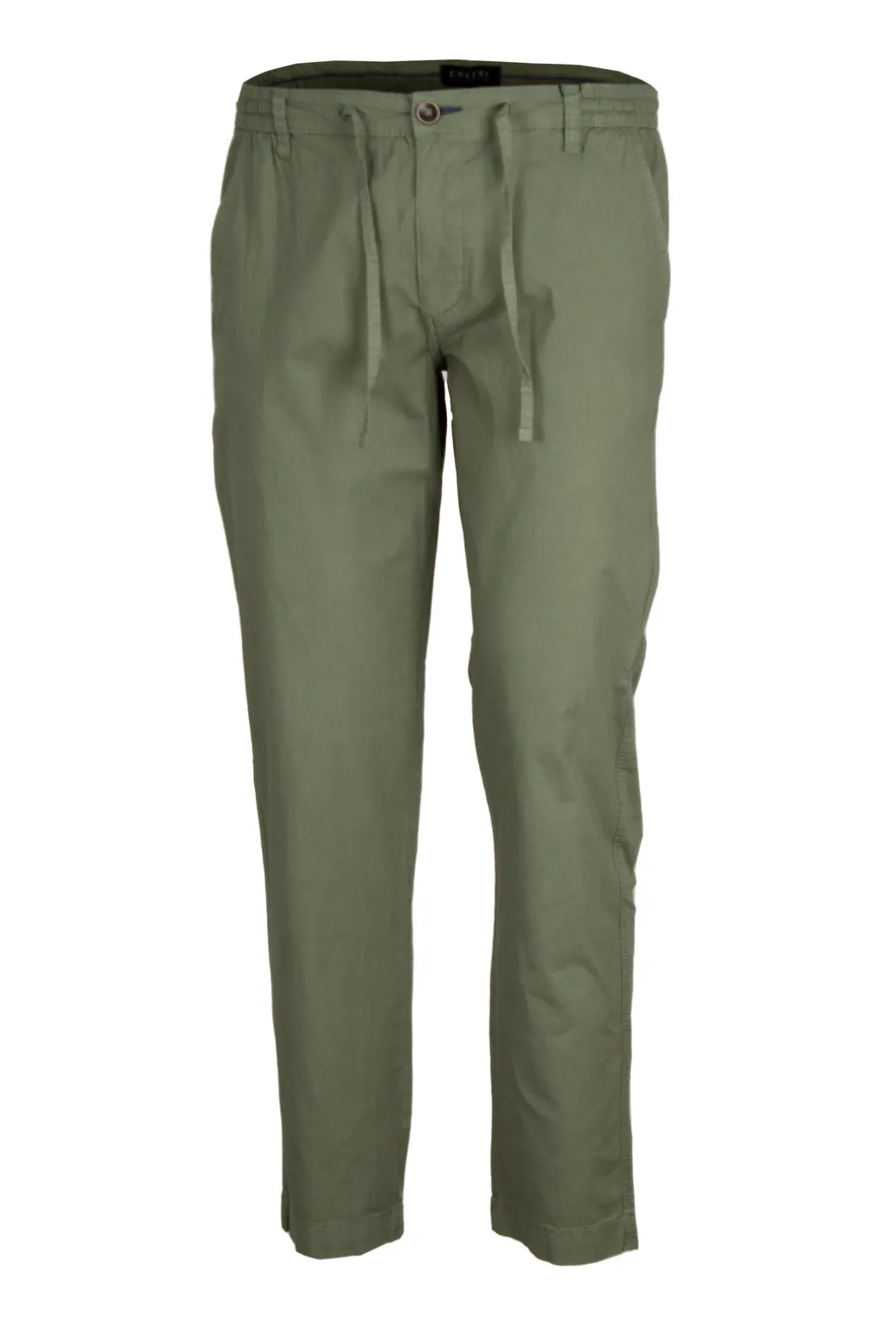 Pantalone chino elasticizzato con coulisse