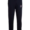 Pantalone jogger in felpa con coulisse e polsino alla caviglia