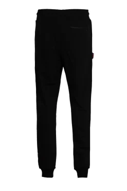 Pantalone jogger in felpa con coulisse e polsino alla caviglia