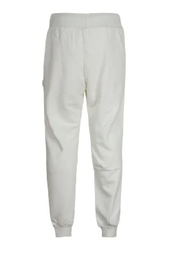 Pantalone jogger in felpa con coulisse e polsino alla caviglia