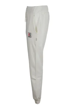 Pantalone jogger in felpa con coulisse e polsino alla caviglia