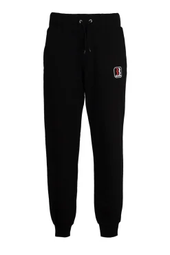 Pantalone jogger in felpa con coulisse e polsino alla caviglia