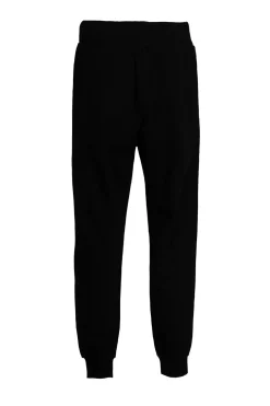 Pantalone jogger in felpa con coulisse e polsino alla caviglia
