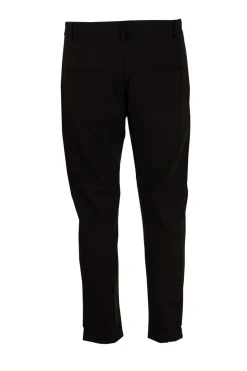 Pantalone loose fit con pence e tasca america in tessuto elasticizzato