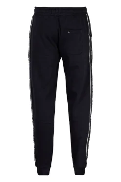 Pantalone sportivo felpato con bande laterali