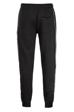 Pantalone sportivo felpato con bande laterali