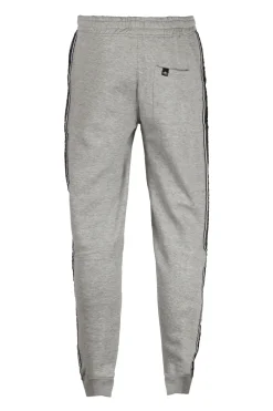 Pantalone sportivo felpato con bande laterali