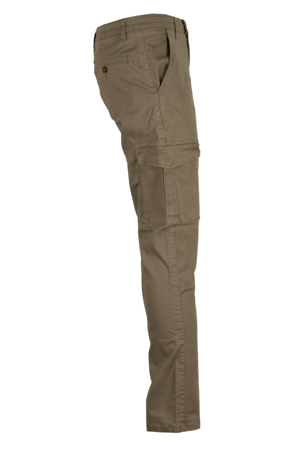 Pantalone tasca america con tasconi in twill elasticizzato