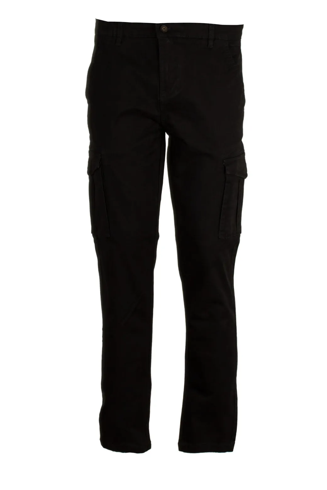 Pantalone tasca america con tasconi in twill elasticizzato