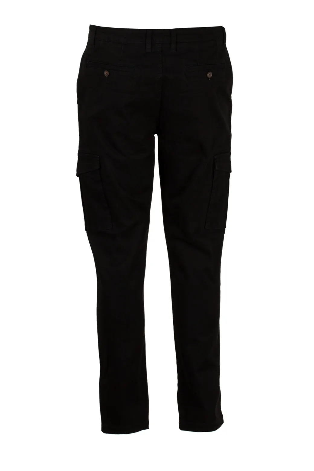 Pantalone tasca america con tasconi in twill elasticizzato