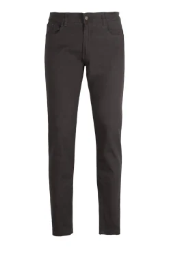 Pantalone tasca america in twill elasticizzato