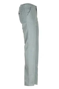 Pantalone tasca america in velluto elasticizzato 2000 righe