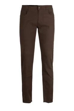 Pantalone tasca america in twill elasticizzato