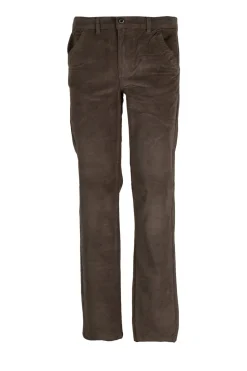 Pantalone tasca america in velluto elasticizzato 2000 righe