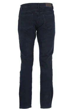 Pantaloni 5 tasche in twill foderati in pile