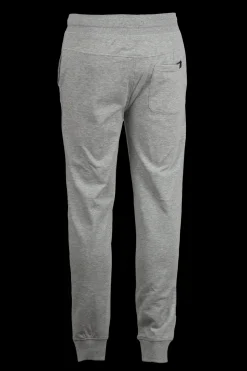 Pantaloni sport con polsini e logo ricamato su tasca